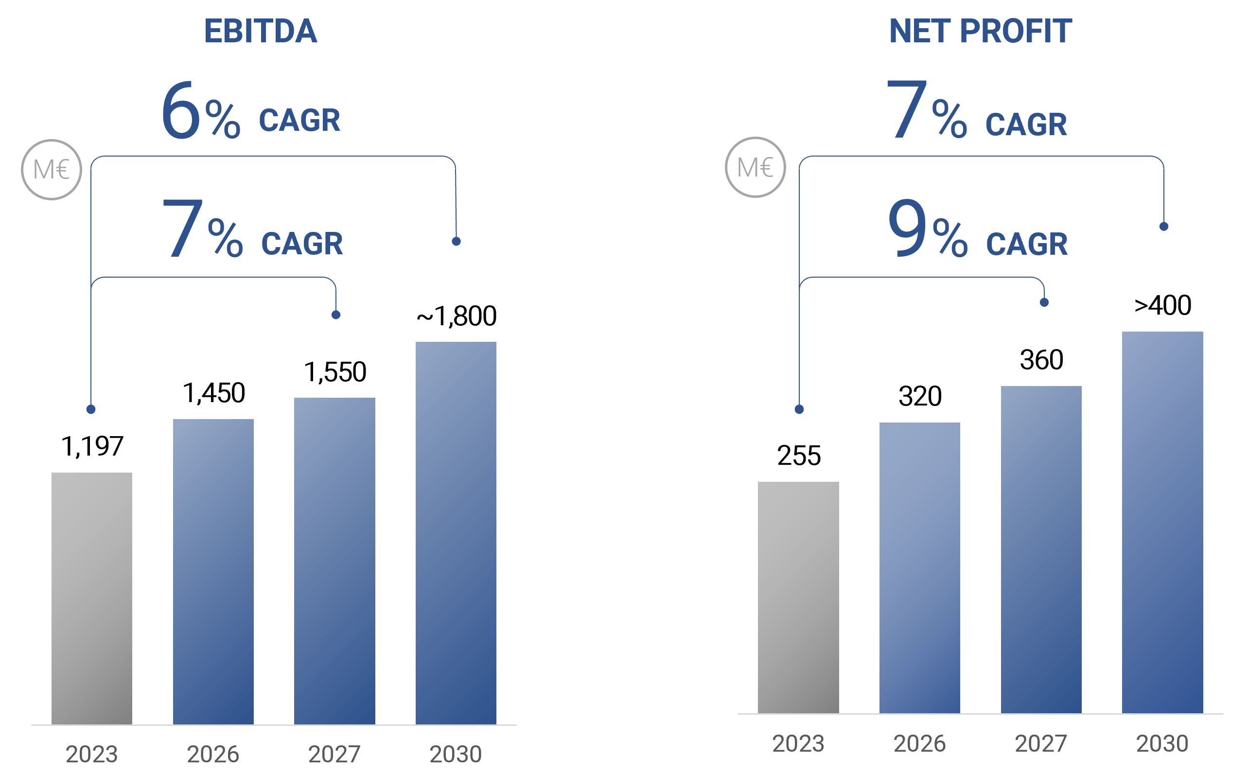 ebitda and net profit growth