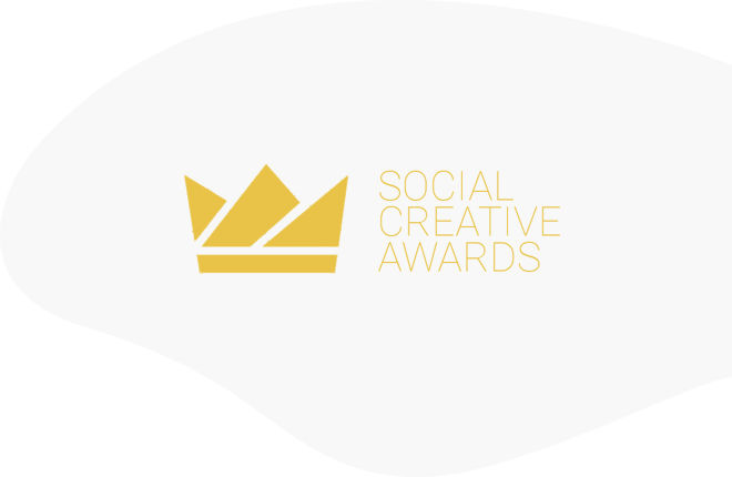 Logo del certificato Social Creative Awards